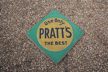 PRATT'S EMBOSSED SIGN - click to enlarge