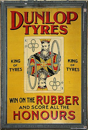 DUNLOP TYRES SPECIAL FRAMED POSTER - click to enlarge