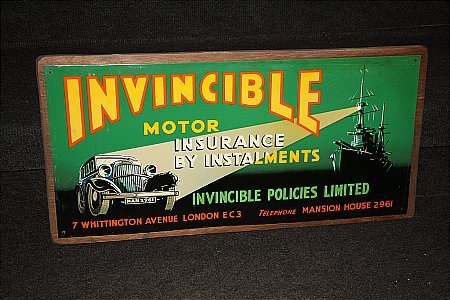 INVINCIBLE MOTOR INSURANCE - click to enlarge