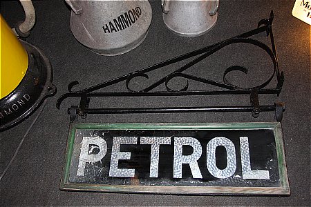 PETROL REFLECTIVE DOUBLE SIGN - click to enlarge