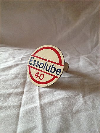 Essolube oil pump badge - click to enlarge