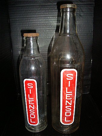 silensol rare irish oil bottles - click to enlarge