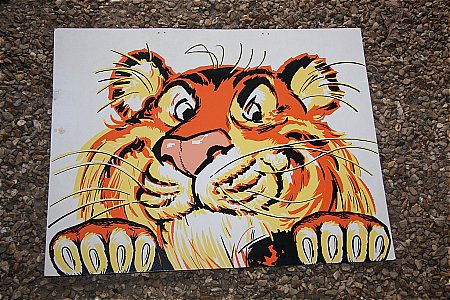 ESSO TIGER SHOWCARD - click to enlarge