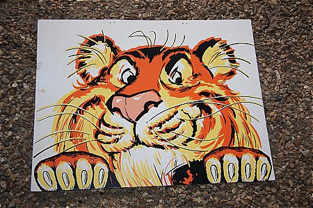 ESSO TIGER SHOWCARD - click to enlarge