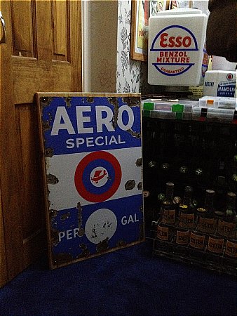 Aero motor spirt sign - click to enlarge