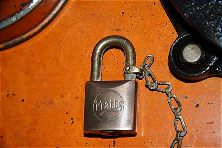 PRATT'S PADLOCK - click to enlarge