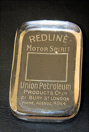 REDLINE MOTOR SPIRIT PAPERWEIGHT - click to enlarge