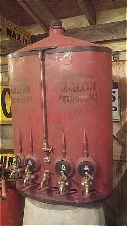 EARLY SALON PETROLEUM DISPENSER - click to enlarge