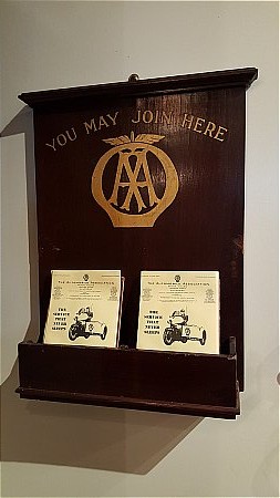 A.A. WOODEN LEAFLET HOLDER - click to enlarge