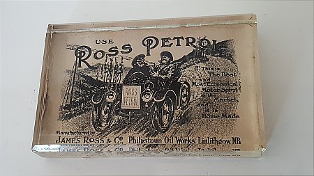 ROSS PETROL PAPERWEIGHT - click to enlarge