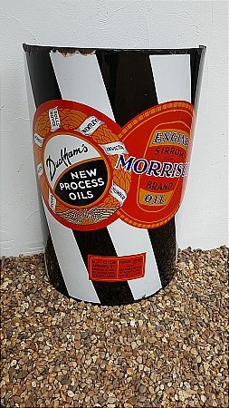 DUCKHAMS MORRISOL OIL CABINET SIGN - click to enlarge