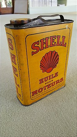 SHELL OIL QUART (FRENCH) - click to enlarge