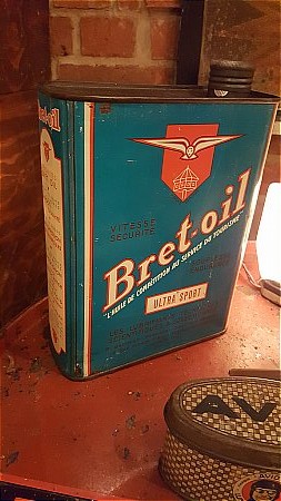 BRET-OIL LITRE CAN - click to enlarge