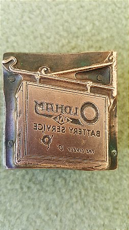 OLDHAM BATTERIES PRINTERS BLOCK - click to enlarge