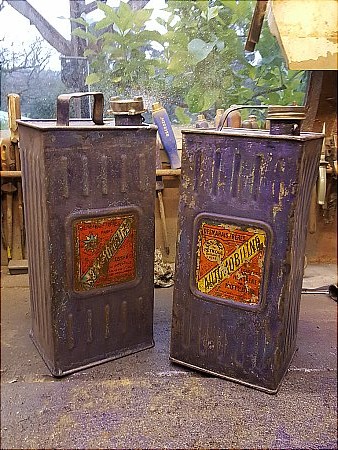 AUTOMOBILINE 5 LITRE PETROL CANS - click to enlarge