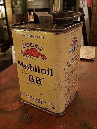 MOBILOIL "BB" QUART - click to enlarge