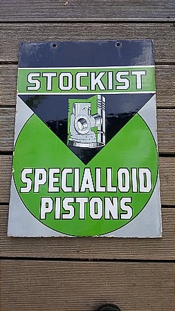 SPECIALLOID PISTONS - click to enlarge