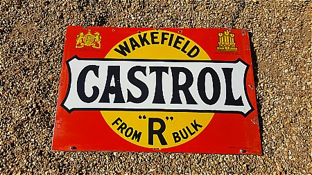 CASTROL "R" MOTOR OIL - click to enlarge