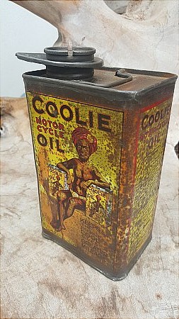 COOLIE MOTOR CYCLE OIL - click to enlarge