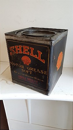 SHELL BLACK GREASE CAN - click to enlarge
