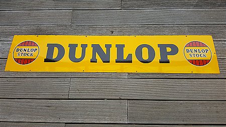 DUNLOP STOCK SIGN - click to enlarge