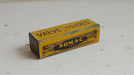 ROMAC VALVE TIN - click to enlarge