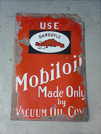 Sign, Mobiloil - click to enlarge