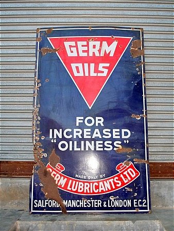 Sign, Germ Oils 6'x4' - click to enlarge