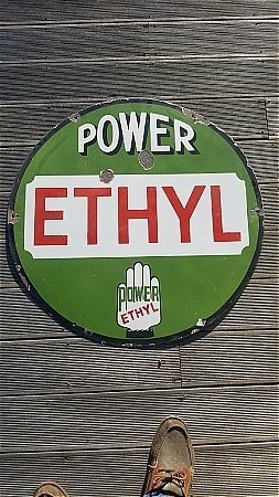 POWER ETHYL SIGN. - click to enlarge