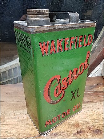 CASTROL "XL" GALLON CAN. - click to enlarge