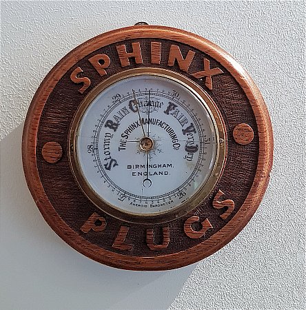 SPHINX PLUGS BAROMETER - click to enlarge