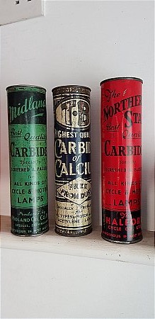 CARBIDE TINS - click to enlarge
