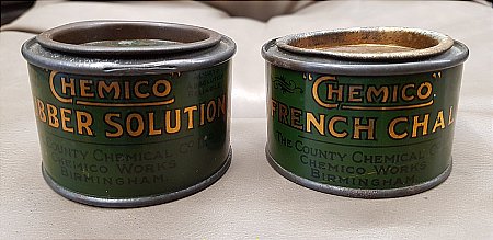 CHEMICO TINS - click to enlarge