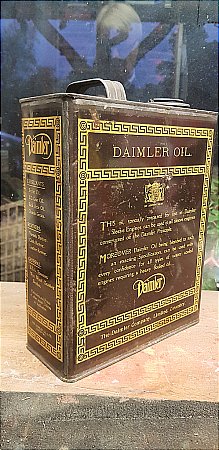 DAIMLER OIL GALLON CAN - click to enlarge