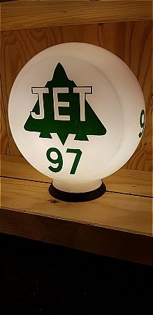 JET 97 OCTANE GLOBE. - click to enlarge