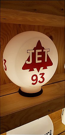 JET 93 OCTANE GLOBE - click to enlarge