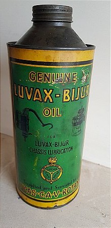 LUCAS LUVAX OIL - click to enlarge