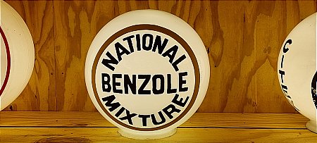NATIONAL BENZOLE 16" BALL BLOBE - click to enlarge
