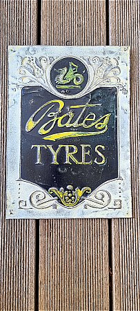 BATES TYRES PRESSED STEEL PANEL - click to enlarge