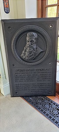 JOHN BOYD DUNLOP PLAQUE - click to enlarge