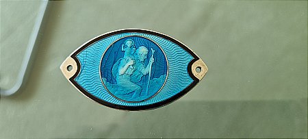 ST. CHRISTOPHER DASHBOARD PLAQUE - click to enlarge
