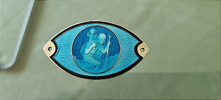 ST. CHRISTOPHER DASHBOARD PLAQUE - click to enlarge