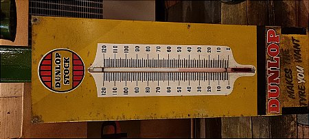 DUNLOP STOCK THERMOMEER - click to enlarge