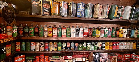 QUART OIL CAN SHELVES - click to enlarge