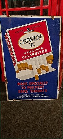 CRAVEN "A" CIGARETTES - click to enlarge