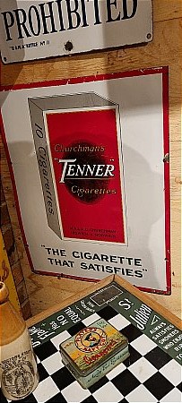 CHURCHMAN'S TENNER CIGARETTES - click to enlarge
