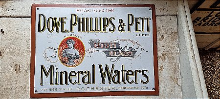 DOVE, PHILLIPS & PETT MINERAL WATERS - click to enlarge