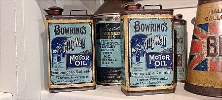 BOWRINGS "ALL'S WELL" MOTOR OIL - click to enlarge