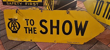 A.A. TO THE SHOW SIGN - click to enlarge