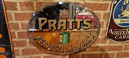 PRATTS OVAL MIRROR - click to enlarge